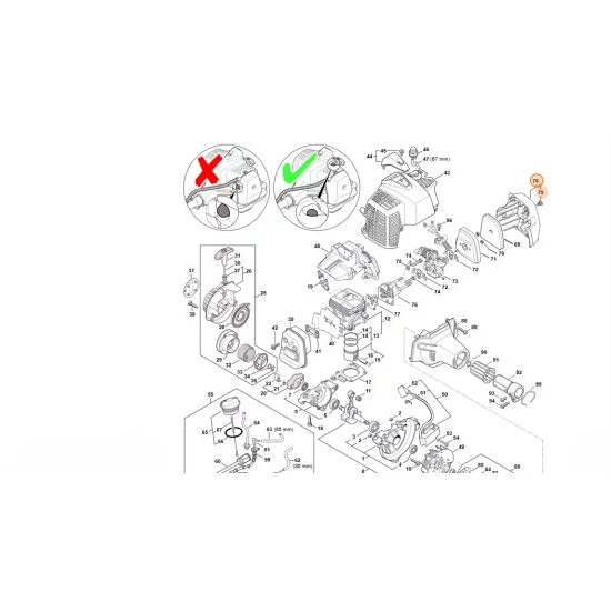 STIHL  Pokrywa filtra 4149 140 1003